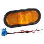 GROTE LIGHTING 52253 Economy Oval Side Turn Marker Lights, Amber Kit (52193 + 92420 + 67090)