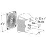 GROTE LIGHTING 52302 Trailer Lighting Kit, RH Stop Tail Turn Replacement