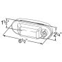 GROTE LIGHTING 52562 Torsion Mount® III Oval Stop Tail Turn Lights, Male Pin