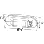 GROTE LIGHTING 52892-5 STT LAMP, RED, OVAL LAMP TRSN MNTIII