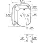 GROTE LIGHTING 52972 Two-Stud Ford® Stop Tail Turn Light with Pigtail & Molded Plug, Red
