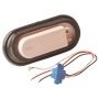 GROTE LIGHTING 53092 Economy Oval Stop Tail Turn Lights, Red Kit (52892 + 92420 + 67090)