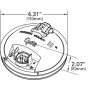 GROTE LIGHTING 53102 Torsion Mount® II 4