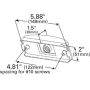 GROTE LIGHTING 54002 SuperNova® Turtleback® II LED High Mount Stop Turn Marker Light, High Mount