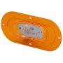 GROTE LIGHTING 54203 SuperNova® Oval LED Side Turn Marker Lights, Integrated Flange Mount, Male Pin