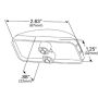 GROTE LIGHTING 60271 Small Rectangular Utility Light, Clear