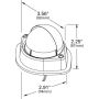 GROTE LIGHTING 60571 LED Courtesy Stepwell Light, Clear