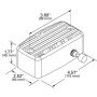 GROTE LIGHTING 61491-5 Dome Light with Switch, Clear