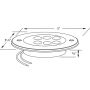 GROTE LIGHTING 61851 LED Compartment Lights, Clear, Push Lens for On/Off