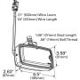 GROTE LIGHTING 63531 Halogen Fog Light, Black