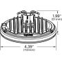 GROTE LIGHTING 63821-5 TRILLIANT,PAR 36 LED BULB,TRACTR,10-30 V