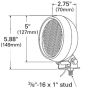 GROTE LIGHTING 64931 Par 36 Utility Lights, Rubber Tractor, Incandescent