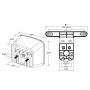 GROTE LIGHTING 65880-5 Submersible LED Trailer Lighting Kit, Kit without Clearance/Marker
