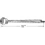 GROTE LIGHTING 67002 Stop Tail Turn Three-Wire Plug-In Pigtails for Male Pin Lights, 11