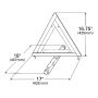 GROTE LIGHTING 71422 Triangle Warning Kit, Triangle Warning Kit | Premium Kit