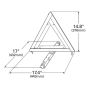 GROTE LIGHTING 71432 Triangle Warning Kits, Triangle Warning Kit | Economy Kit