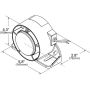 GROTE LIGHTING 73080 Standard Tone, Reverse Mounted Speaker, Self Adjusting, 87dB to 112dB, 12V/24V