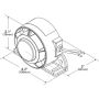 GROTE LIGHTING 73250 Standard Tone Backup Alarm, Reverse Mounted Speaker, 107dB, 12V/24V