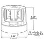 GROTE LIGHTING 76223 Two Sealed-Beam Roto-Beacons, Amber