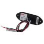 GROTE LIGHTING 78163 LED Directional Warning Lights, Surface Mount, 3-Diode, Class I, Amber