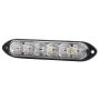 GROTE LIGHTING 79266 HINVII Warning Light, Surface Mount, HINVII, 10-Diode, HINVII/Amber