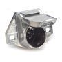 GROTE LIGHTING 82-1005 Heavy Duty 7 Pole Sockets, Socket w/ Exposed Terminals, Solid Pin