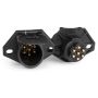 GROTE LIGHTING 82-1045 Heavy Duty 7 Pole Sockets, Bullet Termination Socket, split pin