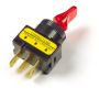 GROTE LIGHTING 82-1909 Toggle Switch - Illuminated - Duckbill, Red