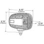 GROTE LIGHTING 84631-5 Heated LED Snow Plow Lights, Left/Driver Side