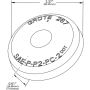 GROTE LIGHTING 90163 Clearance Marker Replacement Lenses, 2½