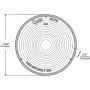 GROTE LIGHTING 90762 REPLACEMENT LENS, RED, FOR 50242