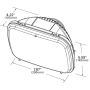 GROTE LIGHTING 90951-5 LED Sealed Beam Headlights, 5x7 LED Sealed Beam Headlight, 9-32V