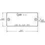 GROTE LIGHTING 91513 Stop Tail Turn Replacement Lenses, Two Stud, Amber