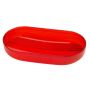 GROTE LIGHTING 91572 Clearance Marker Replacement Lenses, Two-Bulb Oval Lens, Red