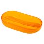 GROTE LIGHTING 91573 Clearance Marker Replacement Lenses, Two-Bulb No-Splice Lens, Amber