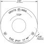 GROTE LIGHTING 91581 License Backup Replacement Lenses, Clear