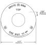 GROTE LIGHTING 91582 Stop Tail Turn Replacement Lenses, Red