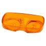 GROTE LIGHTING 91963 Clearance Marker Replacement Lenses, Two-Bulb Square Lens, Amber