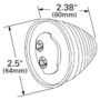 GROTE LIGHTING G1082 CLR/MRK,2 1/2
