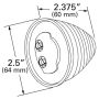 GROTE LIGHTING G1083 CLR/MRK,2 1/2