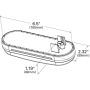 GROTE LIGHTING G6002 Hi Count® Oval LED Stop Tail Turn Light, Red
