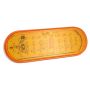 GROTE LIGHTING G6003 Hi Count® Oval LED Stop Tail Turn Light, Front or Rear Turn, Amber