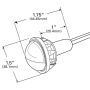 GROTE LIGHTING G6121 LED Compact Courtesy Light, Clear