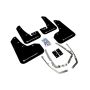 Rally Armor MF37-UR-BLK/WH Black Mud Flap/White Logo