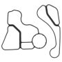 MAHLE GS33747 Engine Oil Filter Housing Seal Kit