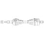 GSP 4102049XD Can-Am CV Axle Assembly