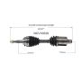 GSP NCV10029 Buick, Chevrolet, Oldsmobile, Pontiac... (FWD) CV Axle Assembly  - Front Left