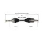 GSP NCV10043 Buick, Cadillac, Chevrolet, Oldsmobile... CV Axle Assembly