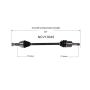 GSP NCV10045 Buick, Chevrolet, GMC, Saturn... CV Axle Assembly  - Rear Right