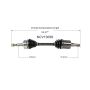 GSP NCV10056 Buick, Cadillac, Chevrolet, Oldsmobile... CV Axle Assembly  - Front Right